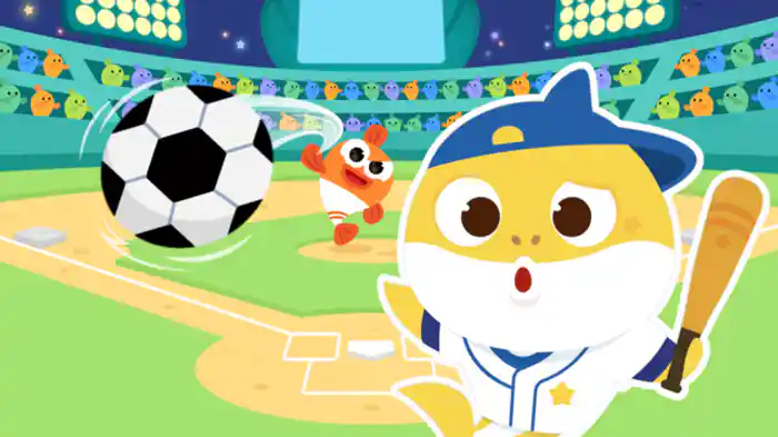 Types of Ball with Baby Shark／いろんなボールと　ベイビーシャーク