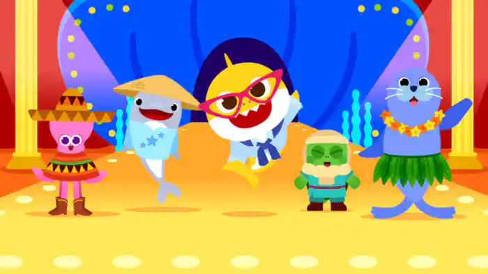 World Clothes with Baby Shark/ちびザメと せかいの ふく