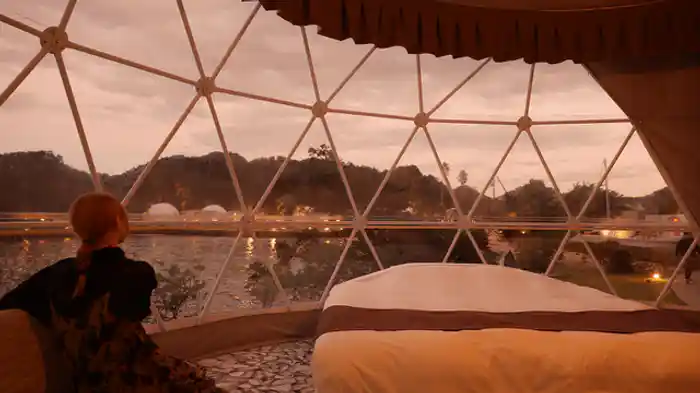 白浜の無人島に輝くグランピングリゾート「 An Eland エランド」(和歌山県白浜町)