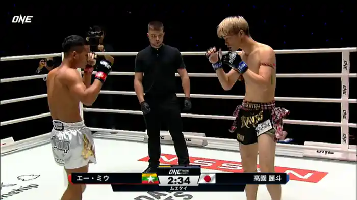 エー・ミウ vs. 高園麗斗