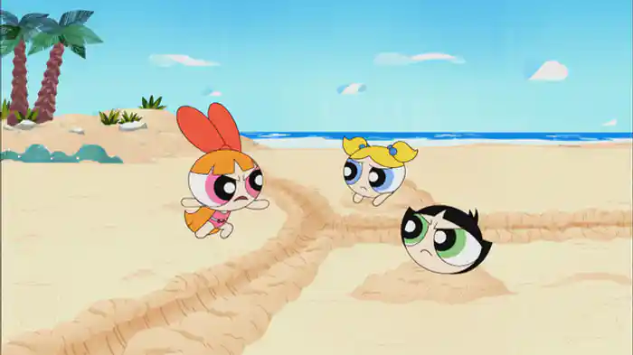 ビーチの熱い戦い