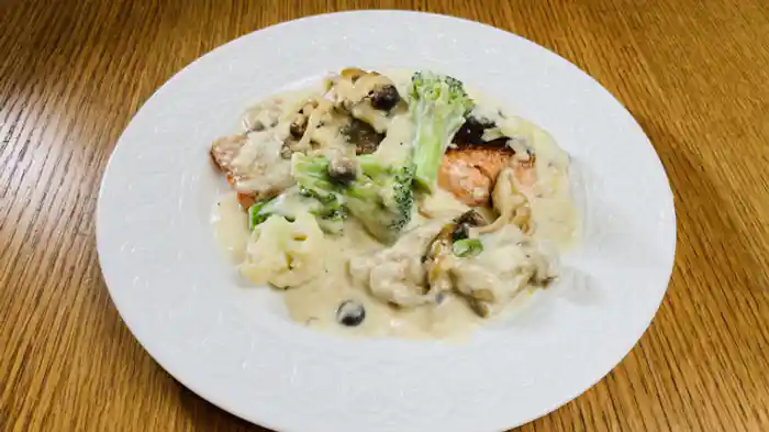 鮭のクリームシチュー