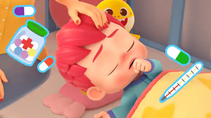 べべフィン かぜひいた?/Bebefinn is Sick