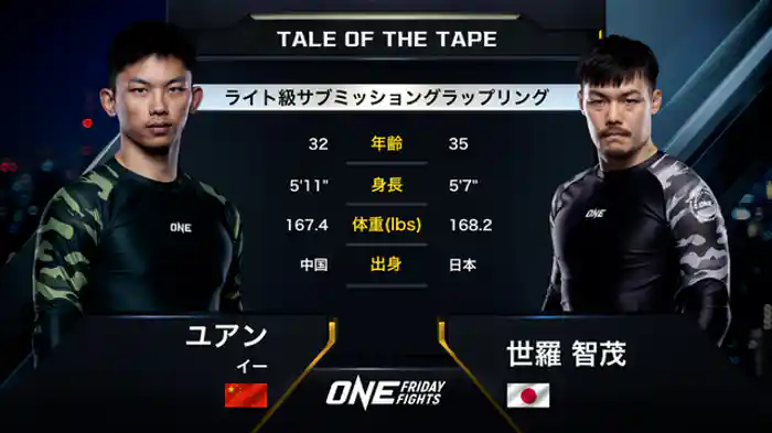 ユアン・イー vs. 世羅智茂