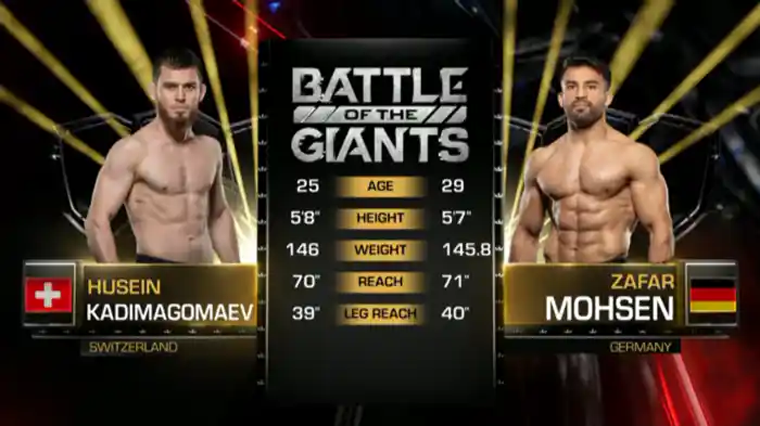 フセイン・カディマゴマエフ vs ザファー・モフセン