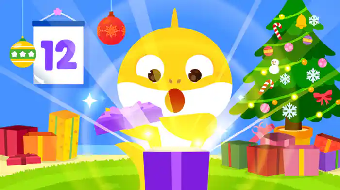 ちびザメと　クリスマス　プレゼント／Baby Shark’s 12 Days of Christmas