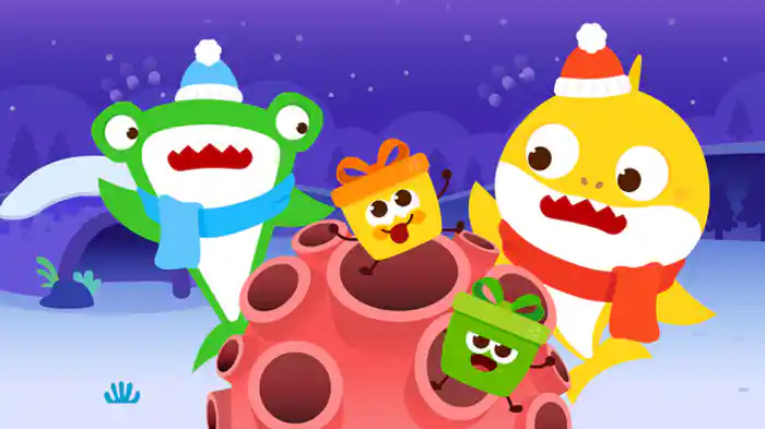 いないいないばあ　クリスマス　プレゼント／Hide and Seek Christmas Presents with Baby Shark