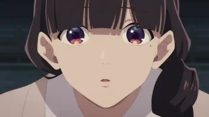 夜の宴と遠望に映る雪