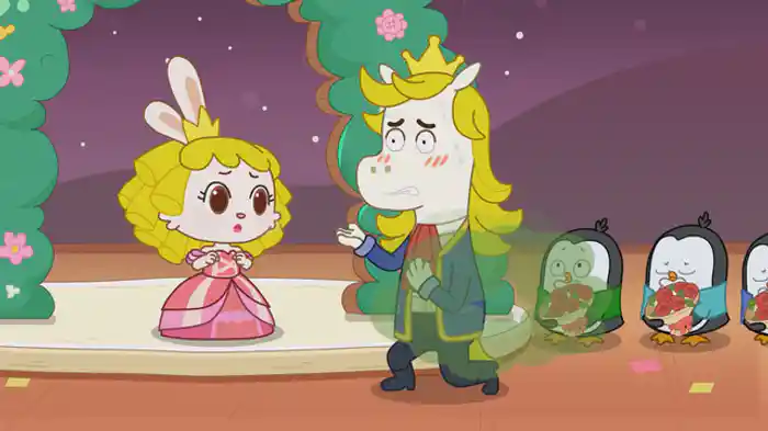 おならをする　ハクバおうじ