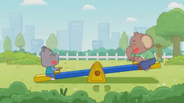 こうえんでの いたずら