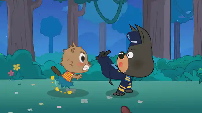 おしりをかむ かいぶつ