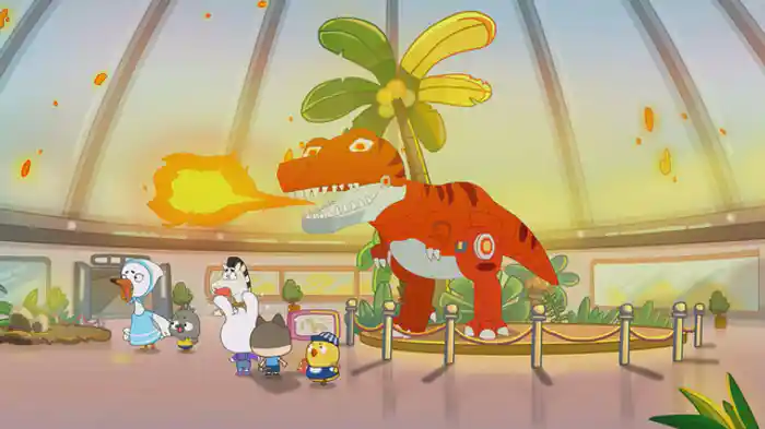 きょうりゅうパークの　おおかじ