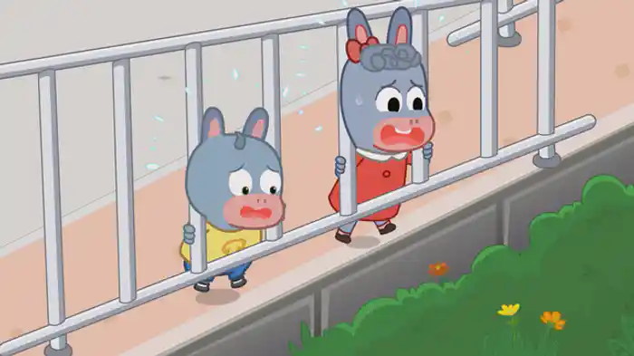 さくには　はいっては　いけない