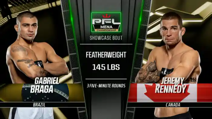 ガブリエル・ブラガ vs. ジェレミー・ケネディー