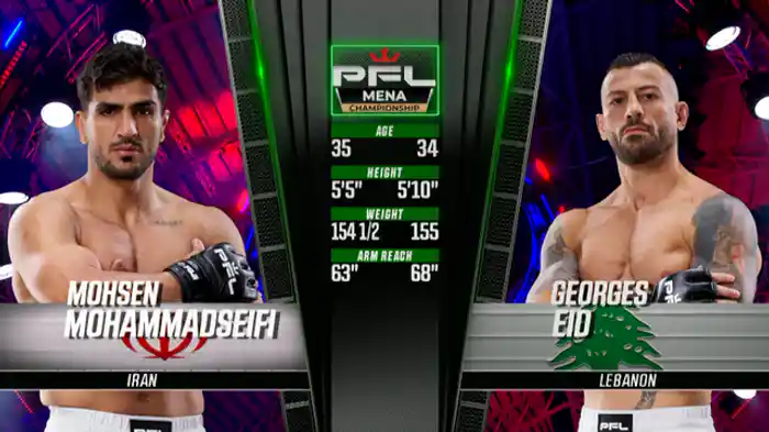 モフセン・モハマドセイフィ vs. ジョルジュ・エイド