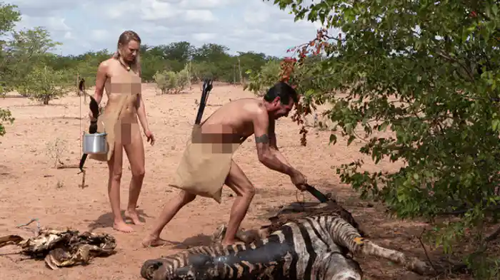 アフリカ ライオンからの逃亡