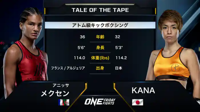 アニッサ・メクセン vs. KANA