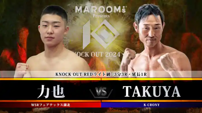 力也 vs. TAKUYA