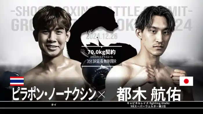 都木航佑 vs. ピラポン・ノーナクシン