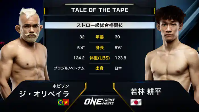 ホビソン・ジ・オリベイラ vs. 若林耕平