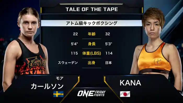 モア・カールソン vs. KANA