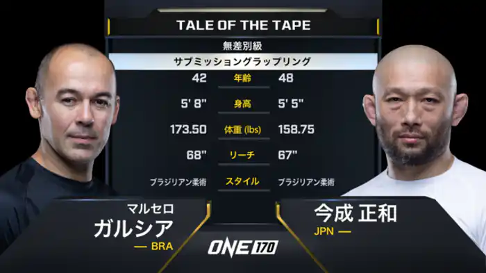 マルセロ・ガルシア vs. 今成正和