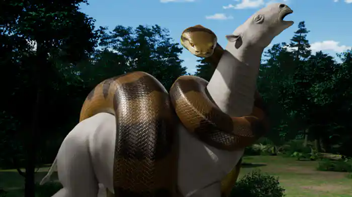 【ノックアウトラウンド】パラケラテリウム VS ティタノボア