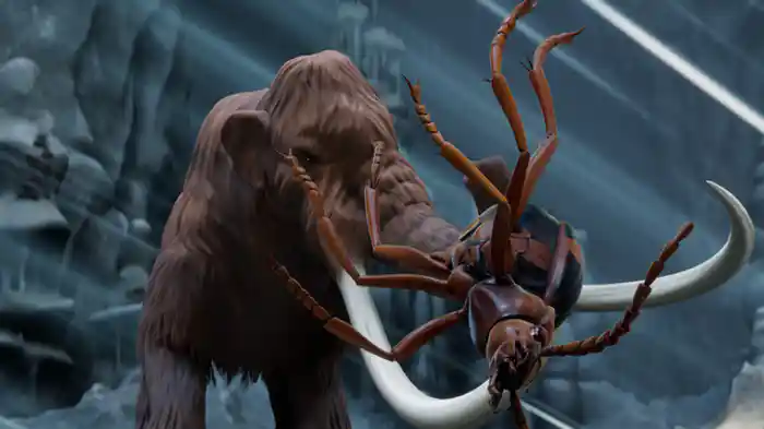 【ノックアウトラウンド】ミイデラゴミムシ VS インペリアルマンモス