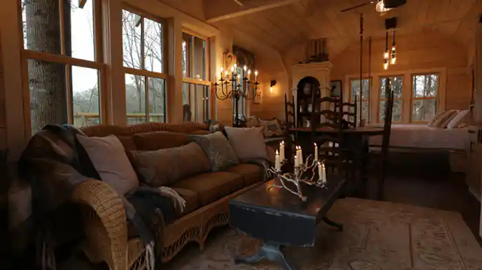 樹上の英国コテージ