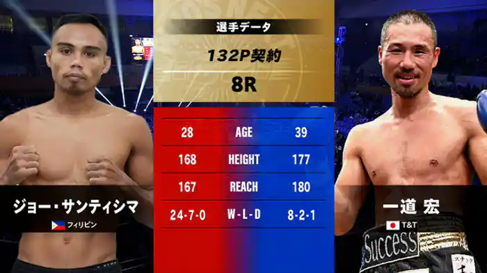 ジョー・サンティシマ vs. 一道 宏