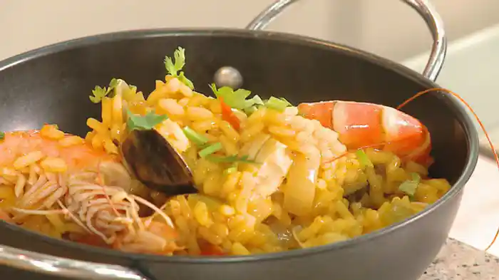 シーフードリゾット