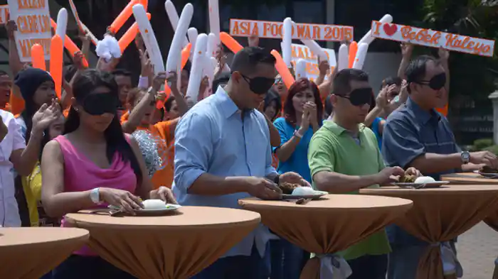 インドネシアのあひる揚げ