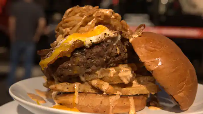 ハンバーガー/ピザ/ワッフル