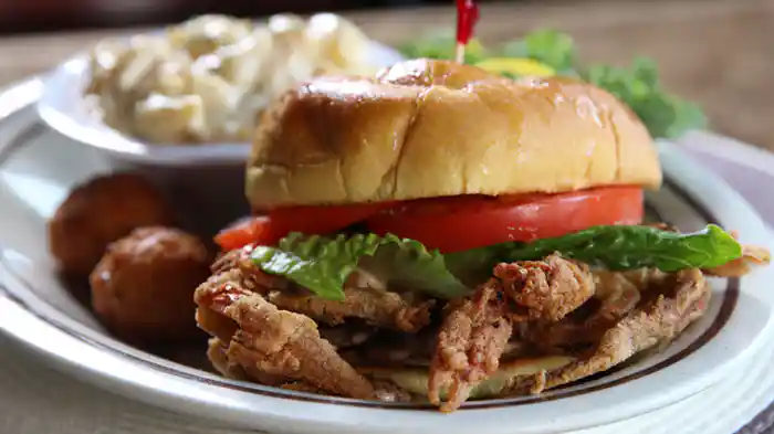 チェサピーク湾のシーフード