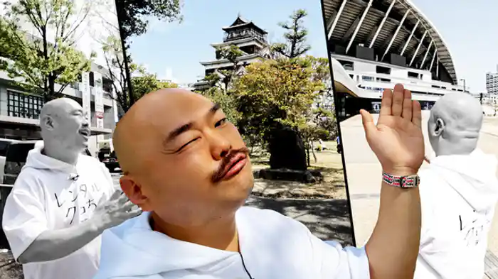 あーん!休日で実家へ帰省中にロケすんの?