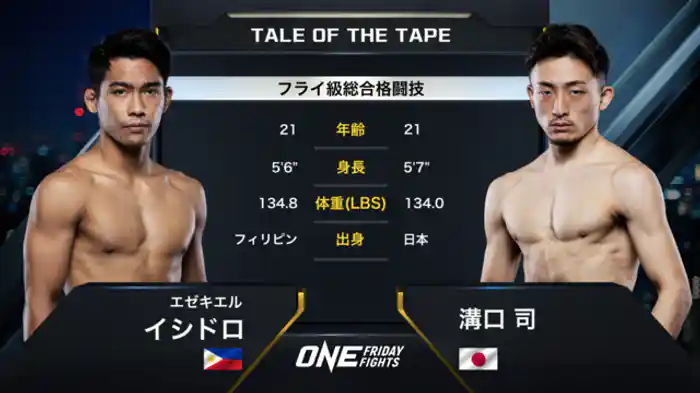 エゼキエル・イシドロ vs. 溝口司