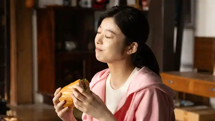 囲炉裏とサンドイッチ