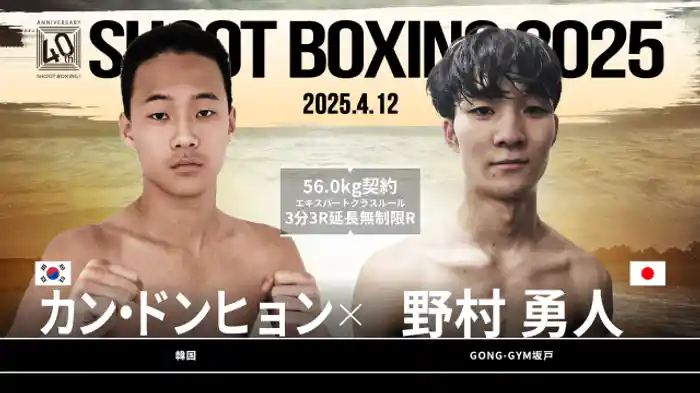 野村勇人 vs. カン・ドンヒョン