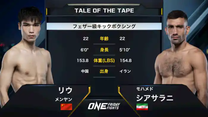 リウ・メンヤン vs. モハメド・シアサラニ