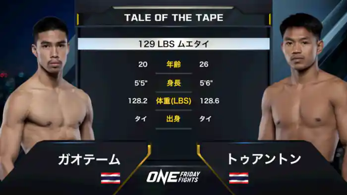 ガオテーム vs. トゥアントン