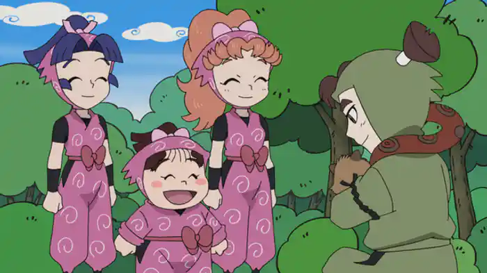 ユキと子だぬきの段