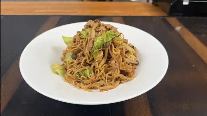 回鍋肉焼きそば
