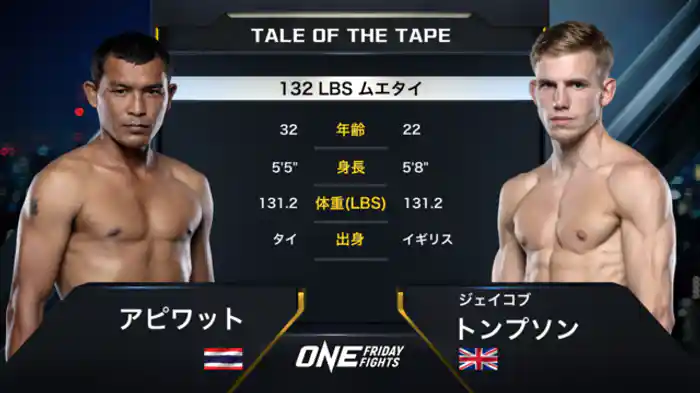 アピワット vs. ジェイコブ・トンプソン