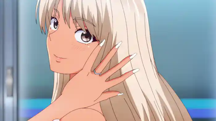 日焼けギャル人妻の唇は…