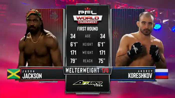 ジェイソン・ジャクソン vs. アンドレイ・コレシュコフ
