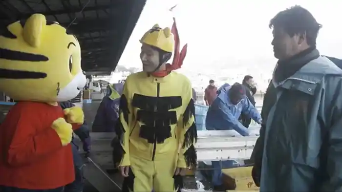 さかなが　とれるところを　みにいく！