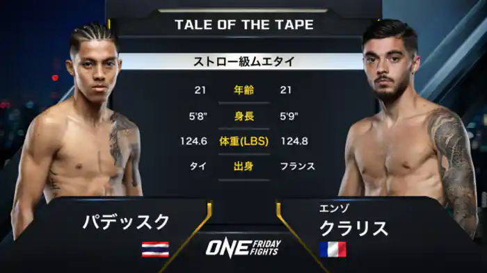 パデッスク vs. エンゾ・クラリス