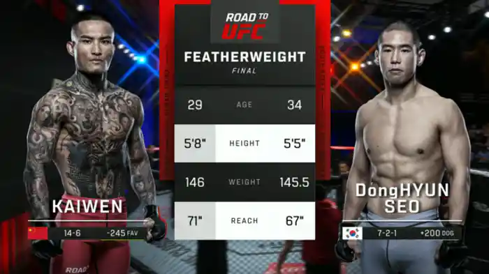 リー・カイウェン vs. ソ・ドンヒョン