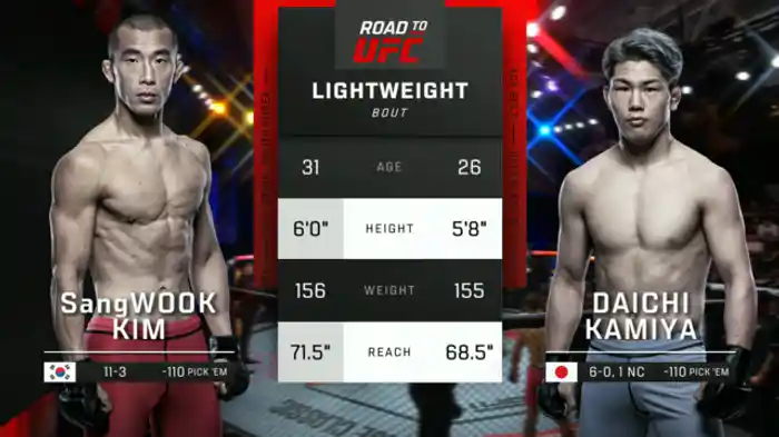 キム・サンウク vs. 神谷大智