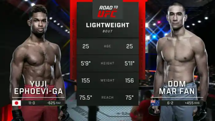 エフェヴィガヤニック雄志 vs. ドム・マー・ファン